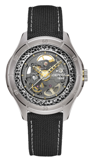 Certina DS Skeleton Automatic Grey Quick - Release System C042.407.56.081.10 Limited Edition 999 pcs.