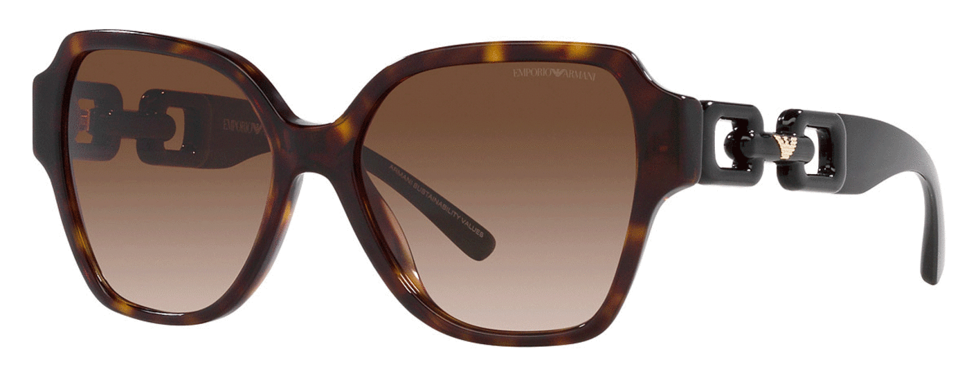 Emporio Armani Women’s Square Sunglasses EA4202 502613