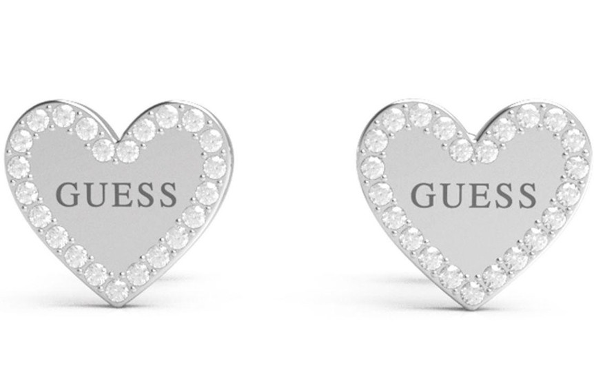 Guess ‘Heart to Heart’ Earrings JUBE01082JWRHT/U