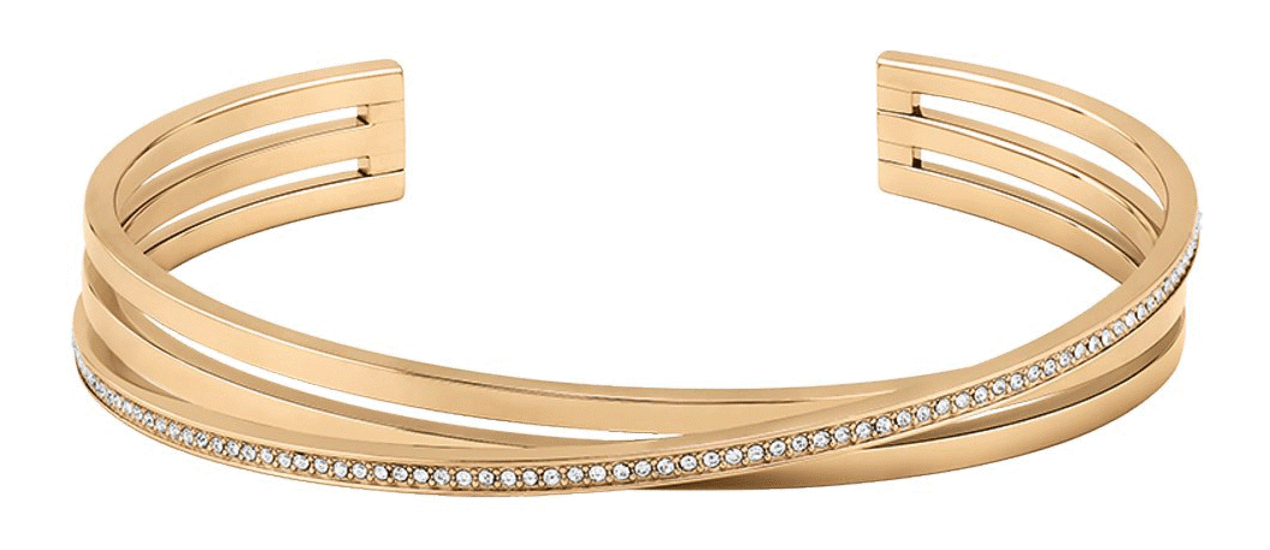 Hugo Boss Rose Gold Signature Bracelet  Jewellery from WILCOX AND CARTER  JEWELLERS UK