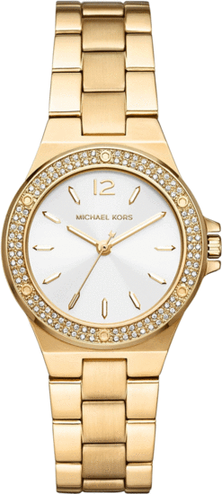 Michael Kors Mini Lennox Pavé Gold-Tone Watch MK7278