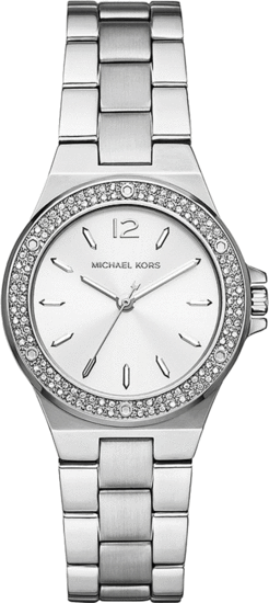 Michael Kors Mini Lennox Pavé Silver-Tone Watch MK7280