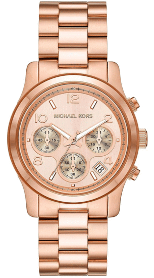 Michael Kors Runway Rose Gold-Tone Watch MK7324
