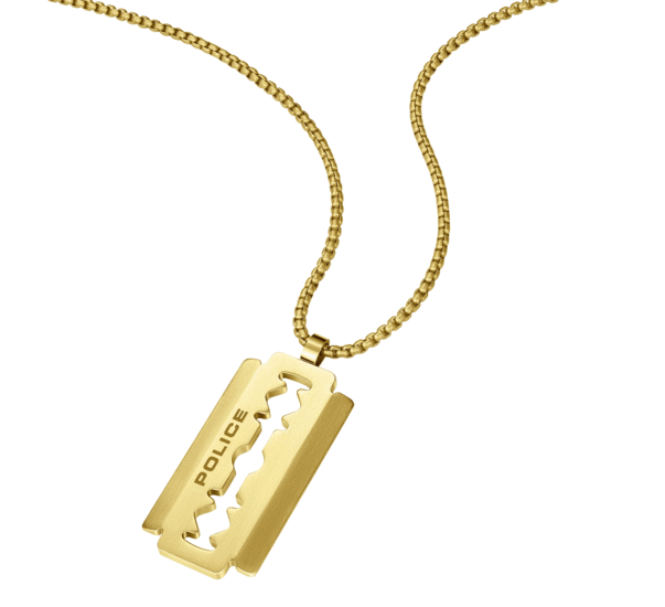 Razorblade Necklace By Police For Men PEAGN0005503