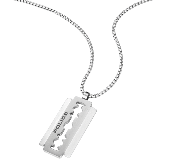 Razorblade Necklace By Police For Men PEAGN0005501