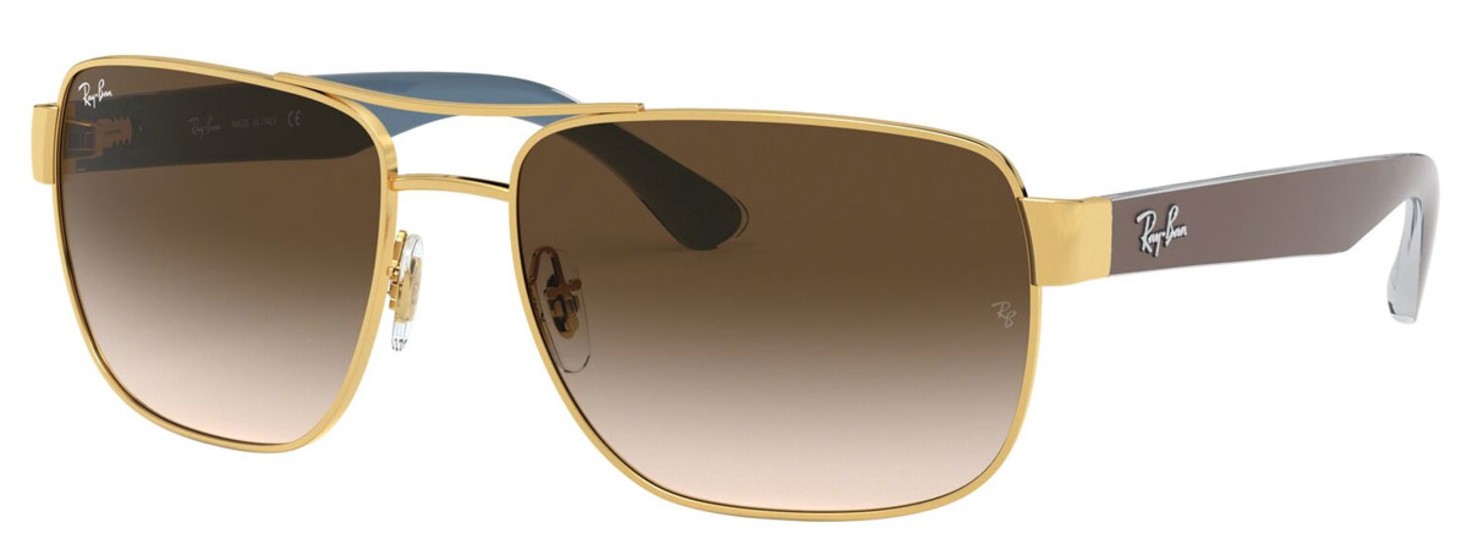 RB3530 Sunglasses in Gold and Brown - RB3530