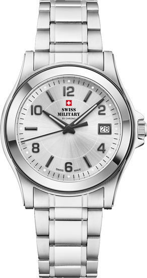 SWISS MILITARY BY CHRONO Swiss Stainless Steel Watch for Men SM34002.22
