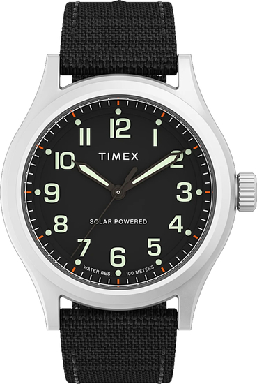 TIMEX Expedition North® Sierra Solar 40mm Eco-Friendly Fabric Strap Watch TW2V64500