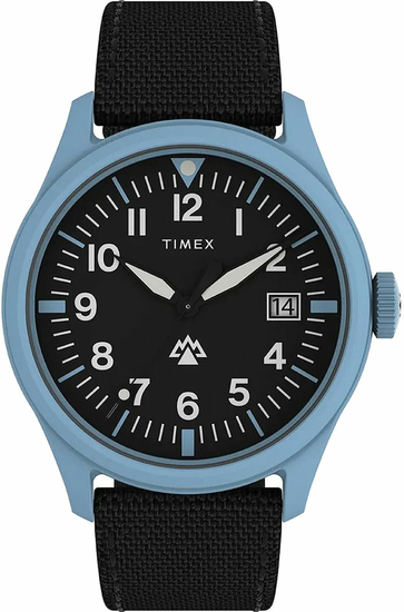 TIMEX Expedition North® Traprock 43mm Recycled Fabric Strap Watch TW2W34300