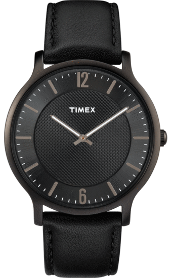 TIMEX Metropolitan 40mm Leather Watch TW2R50100