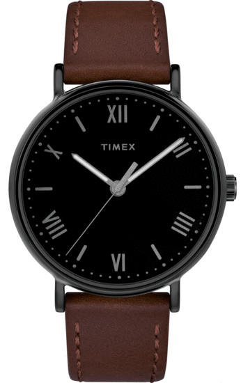 TIMEX Southview 41mm Leather Strap Watch TW2R80300
