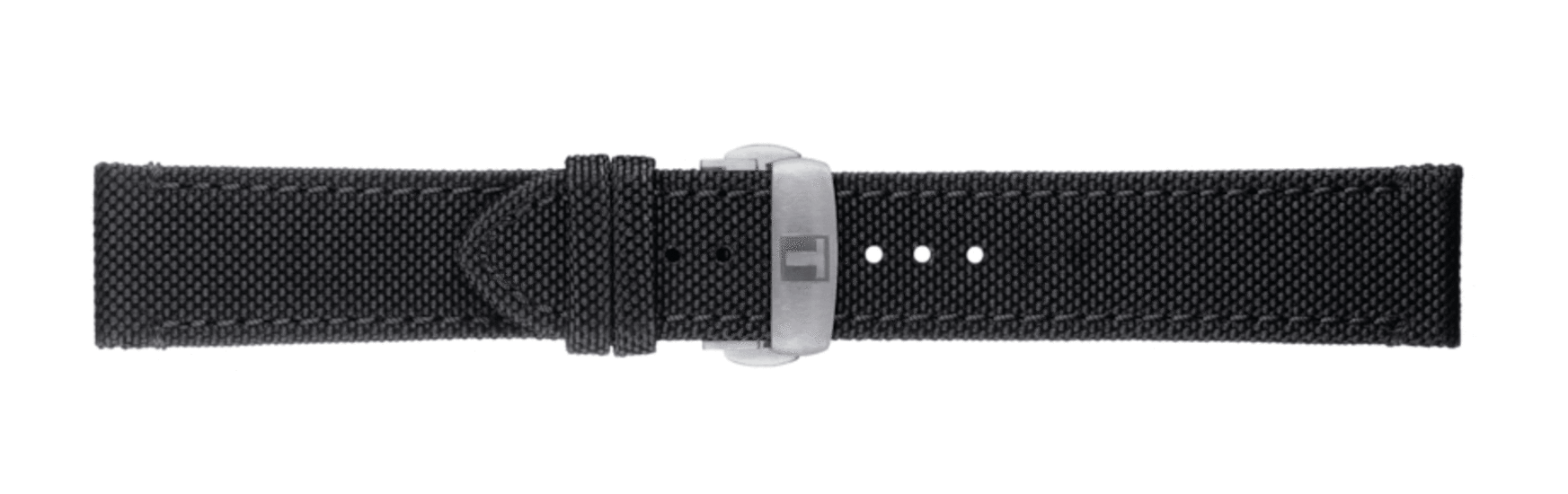 TISSOT OFFICIAL BLACK FABRIC STRAP LUGS 21 MM T852.043.157