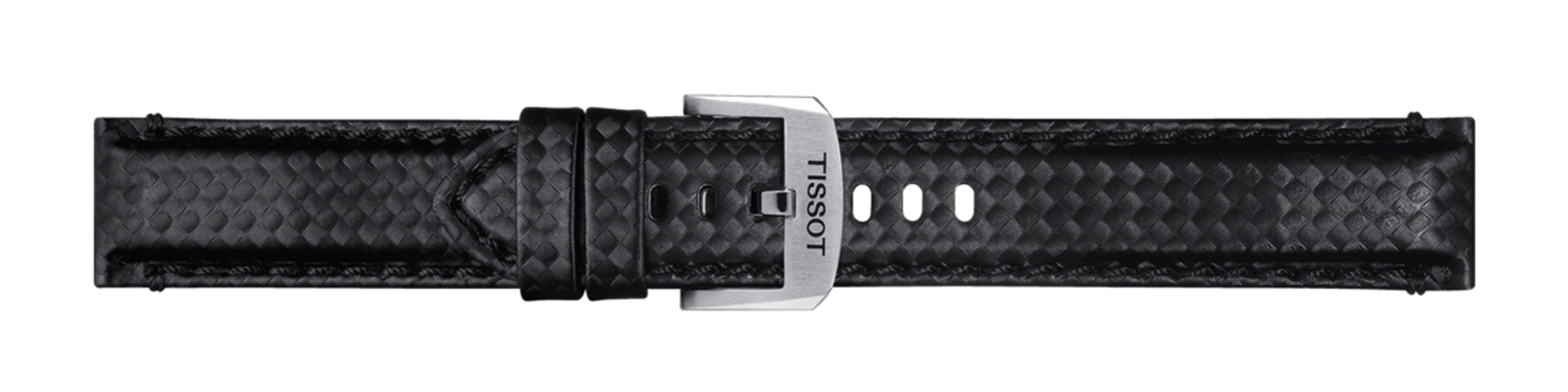 TISSOT T852.046.829 OFFICIAL BLACK FABRIC STRAP LUGS 20 MM