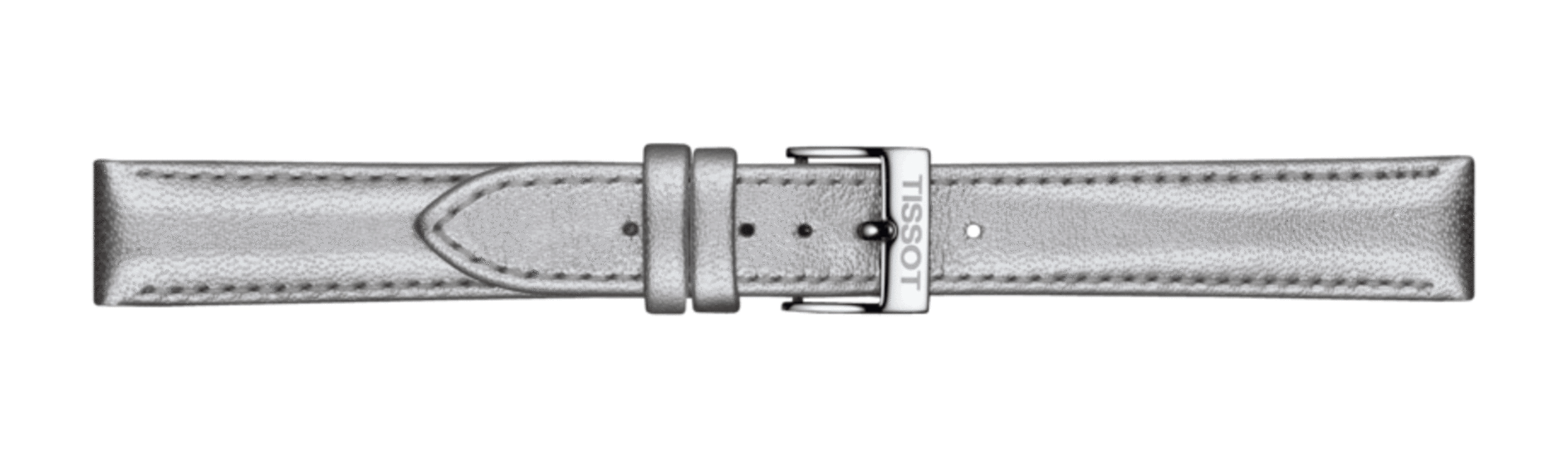 TISSOT OFFICIAL GREY LEATHER STRAP LUGS 16 MM T852.047.129
