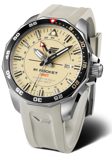 VOSTOK-EUROPE N-1 ROCKET AUTOMATIC GMT NH34/225A713SG