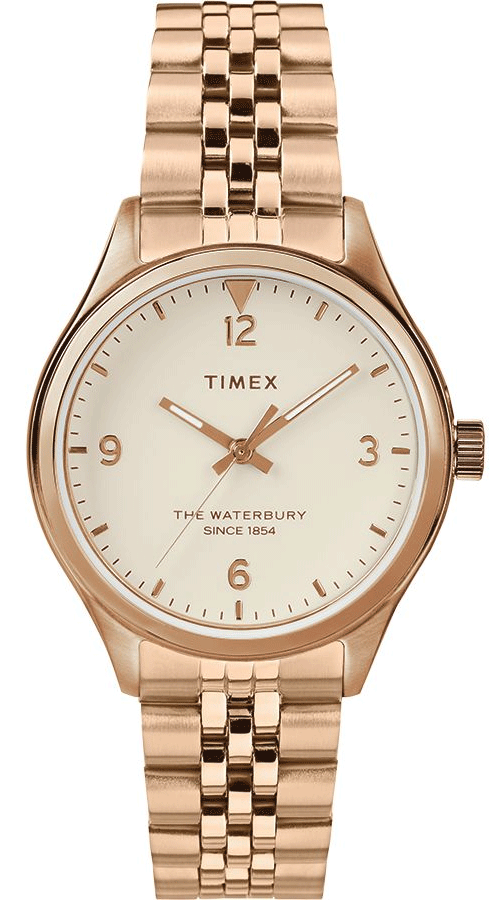 TIMEX Waterbury Traditional 34mm Stainless Steel Bracelet Watch TW2T36500