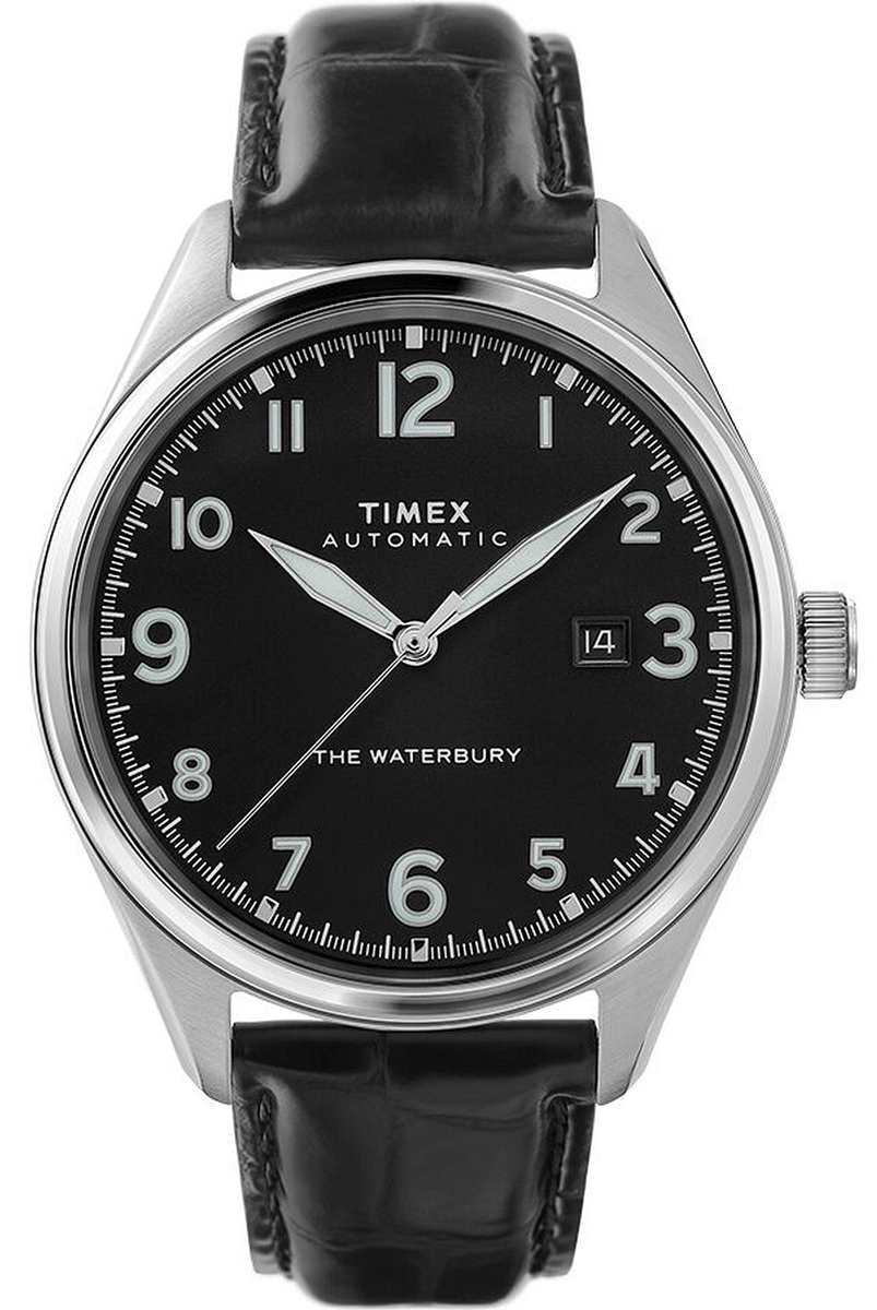 TIMEX Waterbury Traditional Automatic 42mm Leather Strap Watch TW2T69600 |  Starting at 207,00 € | IRISIMO