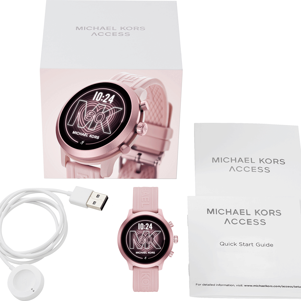 pink michael kors smartwatch