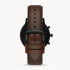 FOSSIL Gen 5 Smartwatch The Carlyle HR Dark Brown Leather FTW4026