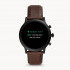 FOSSIL Gen 5 Smartwatch The Carlyle HR Dark Brown Leather FTW4026