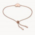 FOSSIL Be Mine Rose Gold-Tone Stainless Steel Chain Bracelet JF03361791