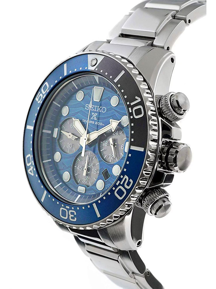 SEIKO PROSPEX SEA SOLAR DIVERS SSC741P1 SAVE THE OCEAN GREAT WHITE SHARK  SPECIAL EDITION | Starting at 449,00 € | IRISIMO