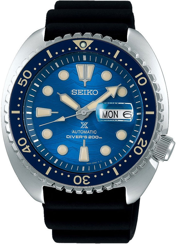 SEIKO PROSPEX SEA AUTOMATIC DIVERS SRPE07K1 SAVE THE OCEAN GREAT WHITE SHARK  SPECIAL EDITION TURTLE | Starting at 609,00 € | IRISIMO