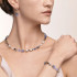 Coeur de Lion GeoCUBE® Necklace blue-gold 2839/10-0716