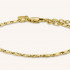 ROSEFIELD Octagon Bracelet Strap Watch & Roset Bracelet Set Gold OCWSGJ-X265