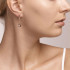Coeur de Lion Earrings GeoCUBE® frontline rose gold-lilac 5042/21-0829