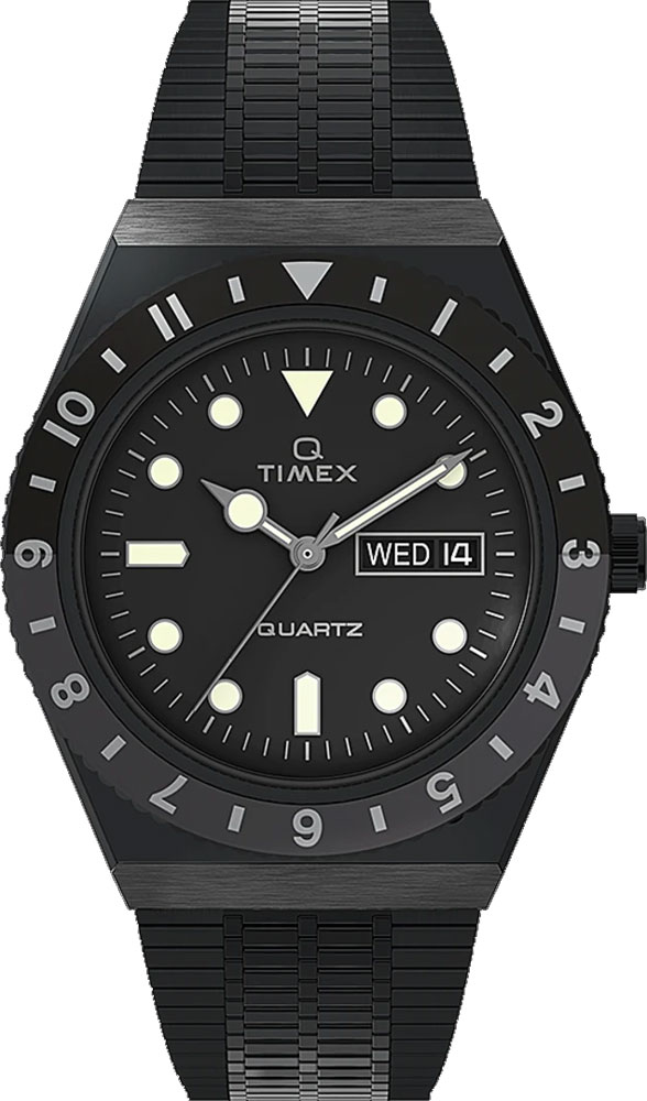 TIMEX Q Timex Reissue 38mm Stainless Steel Bracelet Watch 