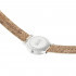 MONDAINE SUSTAINABLE MATERIALS PETITE WHITE CASE IVORY STRAP WATCH MS1.32111.LT