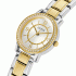 GUESS SILVER TONE/GOLD TONE CASE SILVER TONE/GOLD TONE STAINLESS STEEL WATCH GW0468L4