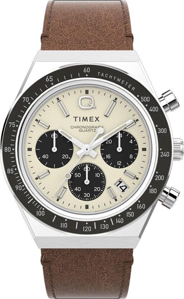 TIMEX Q Timex Chronograph 40mm Leather Strap Watch TW2V42800 | Starting at  179,00 € | IRISIMO