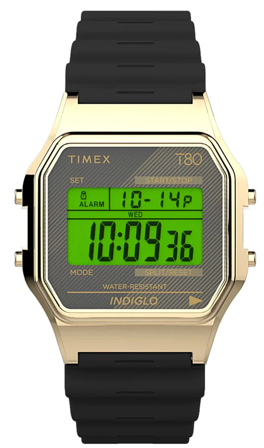 TIMEX T80 34mm Resin Strap Watch TW2V41000 | Starting at 59,00 € | IRISIMO