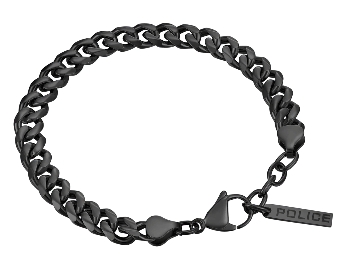 Buy Police Stainless Steel Bracelet With Rectangular Pattern  Design-Pj.24695Bss/01-S online