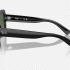 Ray-Ban Magellan Bio-Based Sunglasses in Black and Green RB4408 667771
