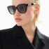 Emporio Armani Women’s Butterfly-Shaped Sunglasses EA4214U 50178G