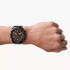 FOSSIL Bronson Chronograph Dark Brown LiteHide Leather Watch FS5875