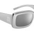 HUGO BOSS GREY SUNGLASSES WITH STACKED-LOGO TEMPLES HG1281/S YB7/DC